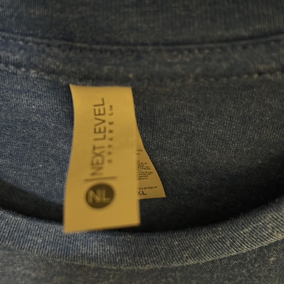 NWOT NEXT LEVEL APPAREL “COIN CLOUD” T-SHIRT•UNISEX•SIZE XL - Picture 5 of 5